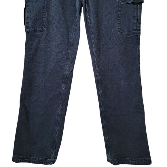 Duluth Womens Blue Curvesetter Waistband Pants 8x33 Carpenter Work Cargo Outdoor - Picture 4 of 10